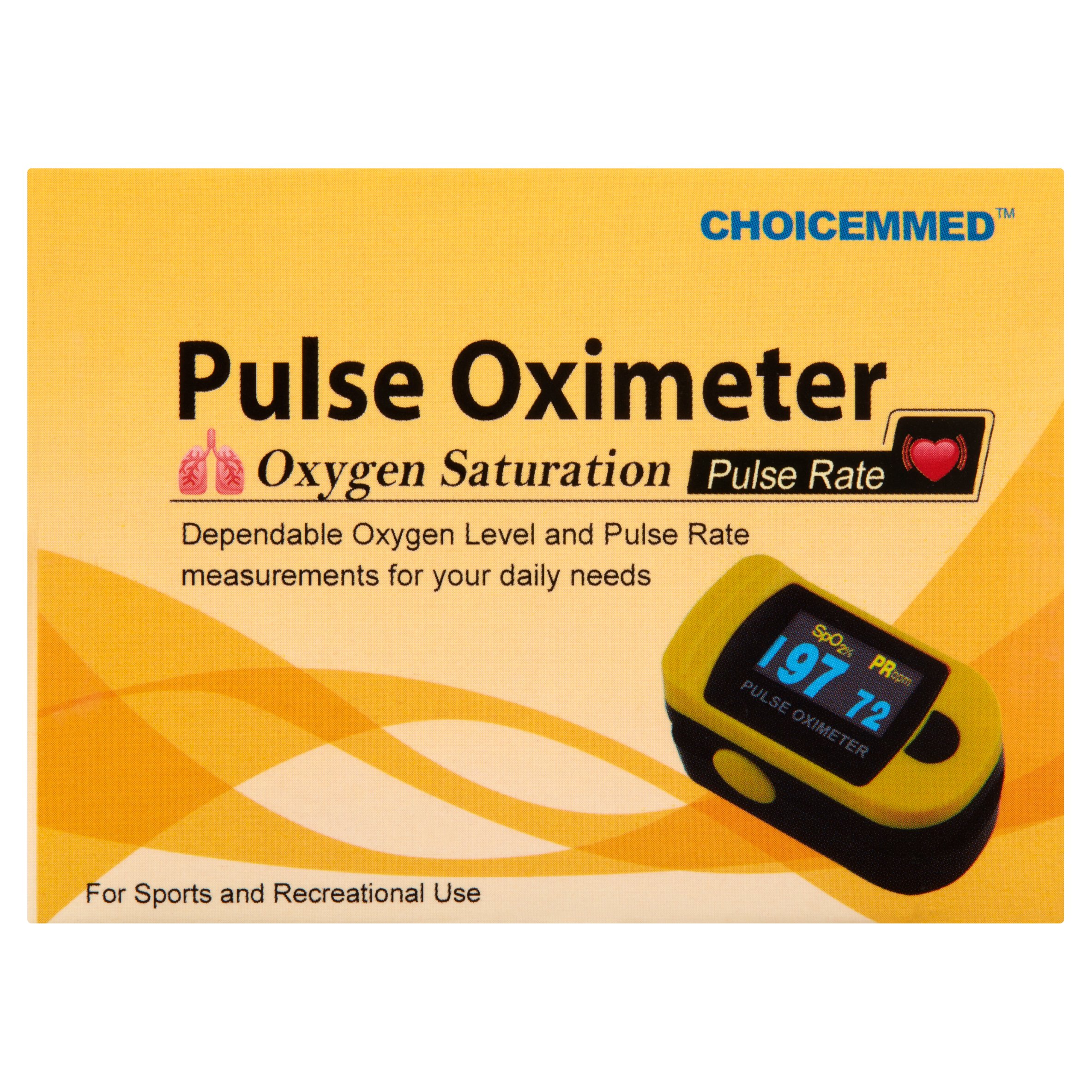 ChoiceMMed OxyWatch C20SM Fingertip Pulse Oximeter