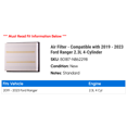 thumbnail image 2 of Premium Guard B0187-N862298 Standard Engine Air Filter for 2019-2023 Ford Ranger 2.3L 4-Cylinder, 2 of 2