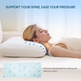 thumbnail image 6 of MARNUR Memory Foam Pillow for Bed, Neck Support Adjustable Bed Pillow, Ergonomic Cooling Sleeping Pillows for Side Back Hot Sleepers, Queen Size, 6 of 12