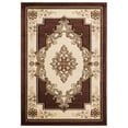 thumbnail image 3 of United Weavers Drachma Patras Traditional Medallion Area Rug, Chocolate, 7'10" x 10'6", 3 of 5
