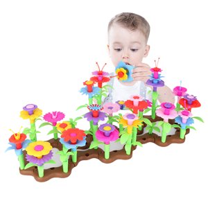 Building Block Early Teaching Flower Building Toy Educational Toy for Children