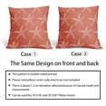 thumbnail image 5 of Coral Starfish Pillow Covers 20X20 Inch Coastal Beach Nautical Couch Pillow Cases Summer Ocean Cotton Linen Throw Pillows Set of 2 Home Decor for Living Room Bedroom Cushion Outdoor, 5 of 5
