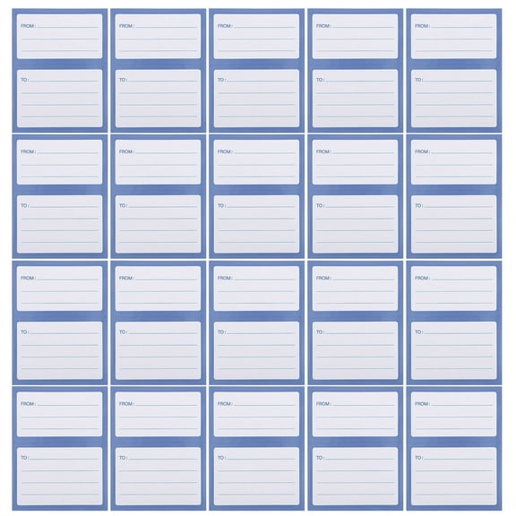 Blue Self Adhesive Shipping Labels for Office Use 150pcs Versatile Mailing Stickers with Strong