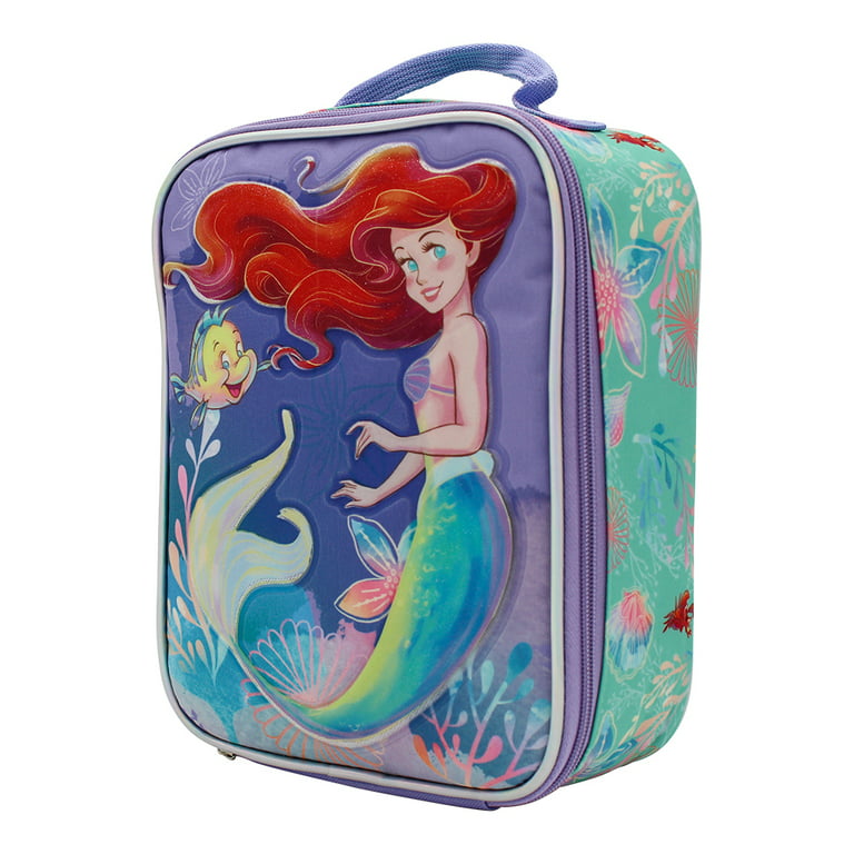 Disney Ariel Floating Fun Reusable Rectangular Lunch Bag 