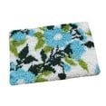 thumbnail image 3 of Flower Latch Hooking Rug Kits Embroidery Carpet with Basic Tools work Crochet Hook Crafts Latch Hook Kits for Adults Bedroom , Blue Flower, 3 of 9