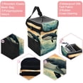 thumbnail image 2 of Whale Foldable Car Trash Can Mini Trash Can with Lid Leak-Proof Hanging Storage Bag - Car Garbage Can, 2 of 6