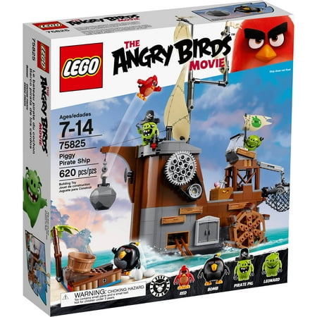 LEGO Angry Birds Piggy Pirate Ship 75825 (Lego Pirate Ship Best Price)