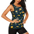 thumbnail image 2 of PAYOHTO Summer Tank Tops for Women Cute Kids Space Astronauts Workout Sleeveless Shirts, 2 of 8