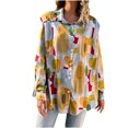 thumbnail image 1 of Camisas Para Mujer Tops Blusas Moda Casual Solapa Camisa de Manga Larga Con Estampado Cárdigan de Un Solo Pecho Odeerbi ODB137230, 1 of 9