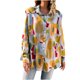 thumbnail image 1 of Camisas Para Mujer Tops Blusas Moda Casual Solapa Camisa de Manga Larga Con Estampado Cárdigan de Un Solo Pecho Odeerbi ODB137230, 1 of 9