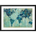 thumbnail image 2 of Art.com Map of the World Art Print by Silvia Vassileva, Black Frame Wall Art, 23" x 17", 2 of 5