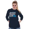 thumbnail image 4 of Autism Touches Us All Puzzle Piece Long Sleeve TShirt Men Women Brisco Brands S, 4 of 6