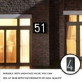 thumbnail image 1 of Number Light Doorplate Guide-board Solar Wall Lamp Plaque Garden House Powered Lantern Rechargeable Address House Powered Waterproof Four, 1 of 9