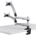 thumbnail image 3 of Cotytech Double Pomme Montage de Bureau Ressort Bras Oeillet Base - Argent (DM-GSDA-G), 3 of 4