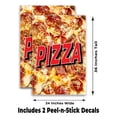 thumbnail image 2 of Pizza (24" X 36") Vinyl Decal Only (Pack of 2) |Sign|Sticker|Poster, 2 of 4