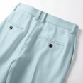 thumbnail image 6 of Stamzod Dress Pants for Men Flat Front Wrinkle Free Work Pants Business Casual Stretch Straight Leg Trousers, 6 of 6