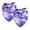 Multi-colored, variant on PhooArto Rainbow Love Hearts Dog Bandanas, 2 Pack Soft Washable Pet Scarf Triangle for Large Dogs Puppies and Cats