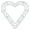 #Heart, variant on 12 Inch Wire Wreath Frame, Candy Cane Shaped Metal Wreath Form for DIY Christmas Wreath Making & Floral Arrangements, 1pc