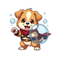 thumbnail image 4 of cartoon Dog Stickers, Waterproof Dog Sticker for Water Bottle Laptop Phone Cases Planner Skateboard Luggage Helmet Party Favor Decor, Ideal for Adults Teens Teacher Rewards, 4 of 9