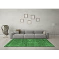 thumbnail image 3 of Ahgly Company Indoor Rectangle Oriental Emerald Green Industrial Area Rugs, 8' x 12', 3 of 4