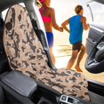 thumbnail image 3 of Garronmavis Waterproof Breathable Non-Slip Front Car Seat Towel Cover, 1 PC Universal Fit Car Seat Protector, for Cars SUV Trucks Sedan Van, Ideal for Post-Workout Beach Hiking Running Use, 3 of 8