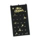 thumbnail image 4 of Calendario de adviento navideño BLESIY colgante de pared con 24 bolsillos negro, 4 of 8