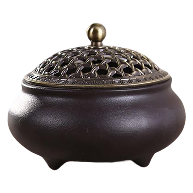 Figurilla de soporte para quemador de estilo vintage para estudio en casa o oficina. A-Marrón Negro