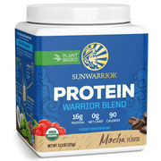 Sunwarrior Organic Plant-Based Protein Powder | Vegan Protein Powder, Mocha, 375g