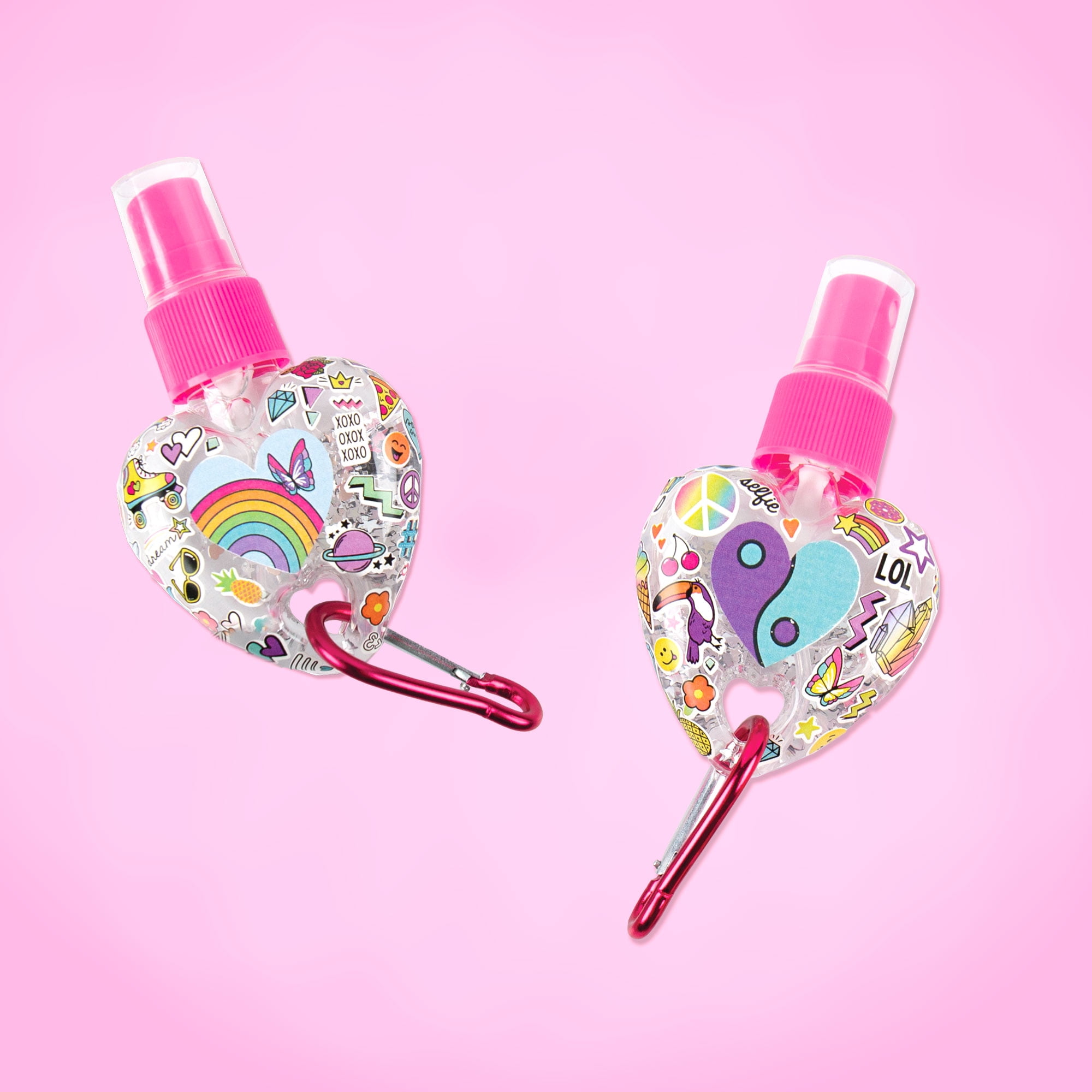 (2 pack) Hello Hobby Make Your Own Body Spray Multicolor Keychain, Arts & Craft Kits