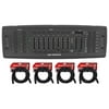 American DJ DMX Operator 192-Channel DJ MIDI Light Controller ADJ+(4) DMX Cables