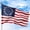 Betsy Ross Flag, variant on Flag of Washington D.C. Outdoor Flag (1x1.5ft) by DreamController - Durable, Fade-Resistant Polyester, Double-Stitched, Brass Grommets - HD Printed Specialized and Historical Flags Flag - Made in USA