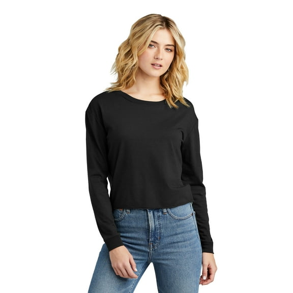 District Women's Perfect Tri Midi Long Sleeve Tee DT141