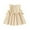 Apricot, variant on LYMAYTER Kids Baby Girls Soft Dresses Summer Cotton Sleeveless Casual Dress for 12m-8 T Toddler Ruffle Stylish Princess Dress Sundress