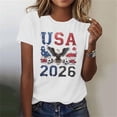 thumbnail image 2 of Busydd Womens T Shirts Trendy Crew Neck Soccer Graphic Tees Casual Summer Versatile Short Sleeve Going Out Tops L, 2 of 7