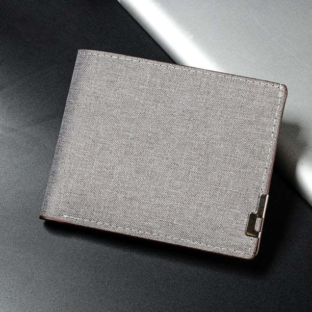 Cartera de mezclilla sencilla Cartera horizontal de moda Gran capacidad Regalo para múltiples tarjetas