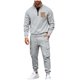 thumbnail image 1 of Kalauyu Men's Tracksuit 2 Piece Half Zipper Sweatsuit Sets Casual Jogging Athletic Suits, 1 of 9