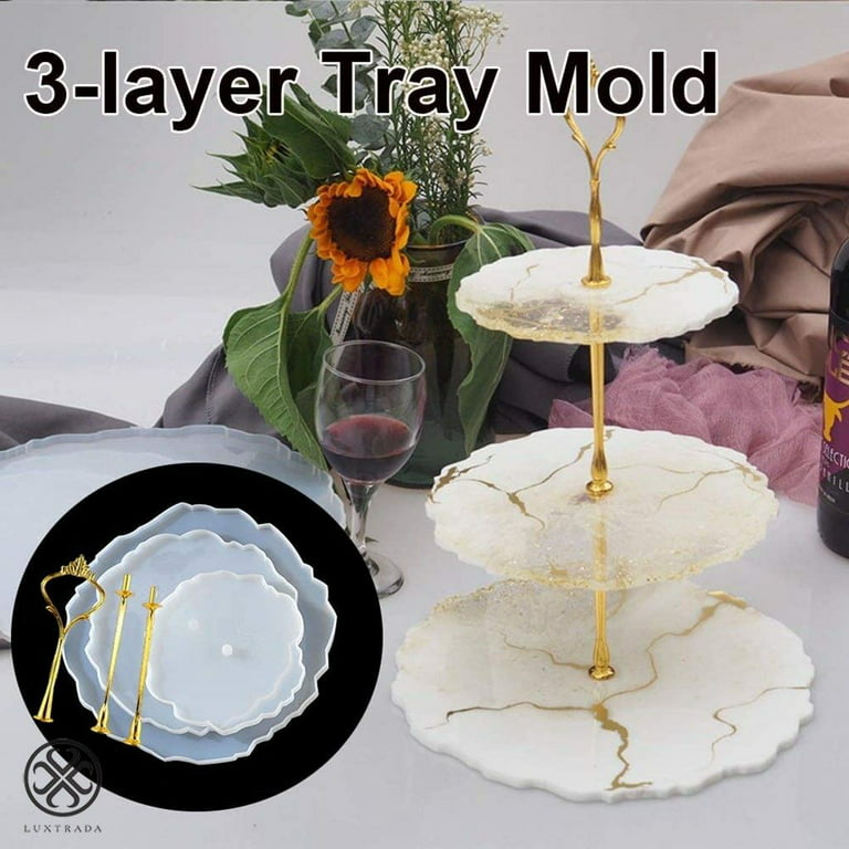 BESTHUA Fruit Bowl Resin Mold | Jewelry Tray Mold Resin Molds, Silicone  Tray Molds | Epoxy Resin Casting Bowl Silicone Molds for Fruit Plate,  Jewelry
