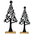 thumbnail image 6 of Northlight Starry Trees Metal Christmas Decorations - 18.5" - Black - Set of 2, 6 of 6