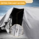thumbnail image 4 of Cubierta de Automóvil Universal Impermeable para Todo Clima Protección Exterior Anti-UV Sol Lluvia para Sedanes de Hasta 177 Pulgadas, 4 of 5