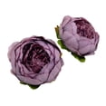 thumbnail image 2 of Purple Rose Flowers Artificial for Decoration,4in Blue Silk Flower Heads,2 Pcs Rose Flowers, Silk Rose Heads Bulk,Satin Rose Heads No Stem for DIY Flower Well,Crafts Bouquest, 2 of 9