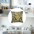 thumbnail image 5 of Ullo0ord Bikes Square Throw Pillow Cover Home Living Room Cushion Sofa Patio Car Indoor Outdoor New Home Bed Modern Home Art Decor Throw Pillow Cover 24x24in, 5 of 7