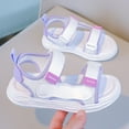thumbnail image 5 of Liyamei Girls' Fashion Soft Sole Toe Sandals For Summer Purple 13, 5 of 5