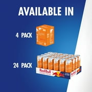 Red Bull Amber Edition Strawberry Apricot Energy Drink, 12 fl. oz., Pack of 24 Cans