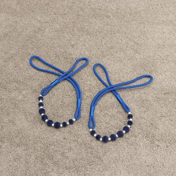 MLINS  Hanging Curtain Tie Blue Tiebacks Elegant Holdbacks