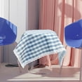 thumbnail image 1 of FONWILYO 1Pcs Blue Polyester Square Microwave Dust Cover for Home Appliances in Kitchen Use, 1 of 6
