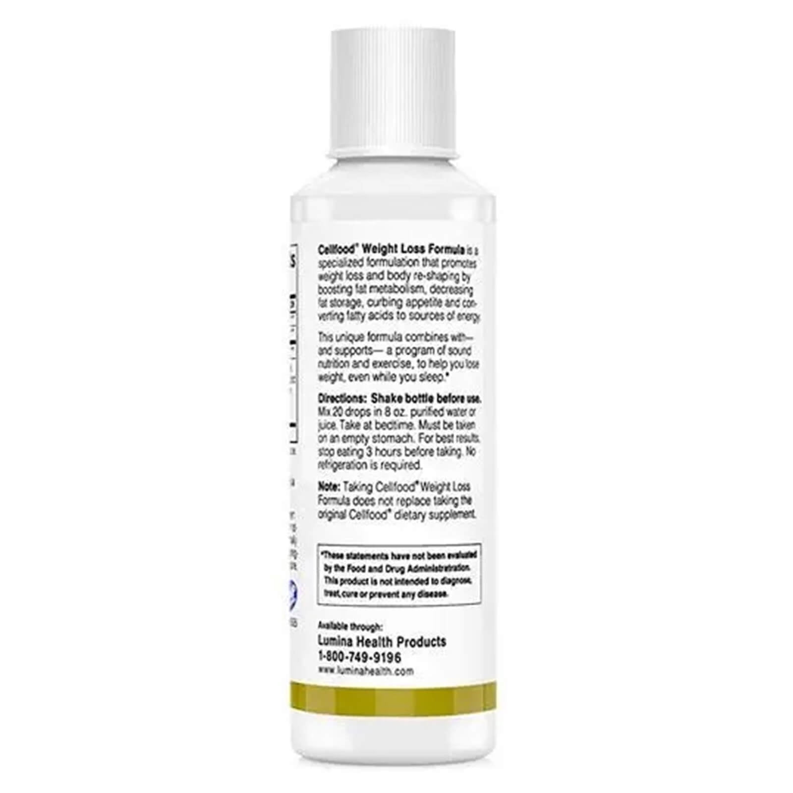 Lumina Health Cellfood Natural Weight Loss Formula 4 fl oz Liquid