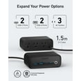 thumbnail image 4 of Anker 525 Charging Station, 7-in-1 USB C Power Strip for iphone13/14, 4 of 5