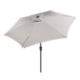 thumbnail image 4 of Donglin 93.50" Gray Hexagon Market Patio Umbrellas, UV Resistant, 4 of 8