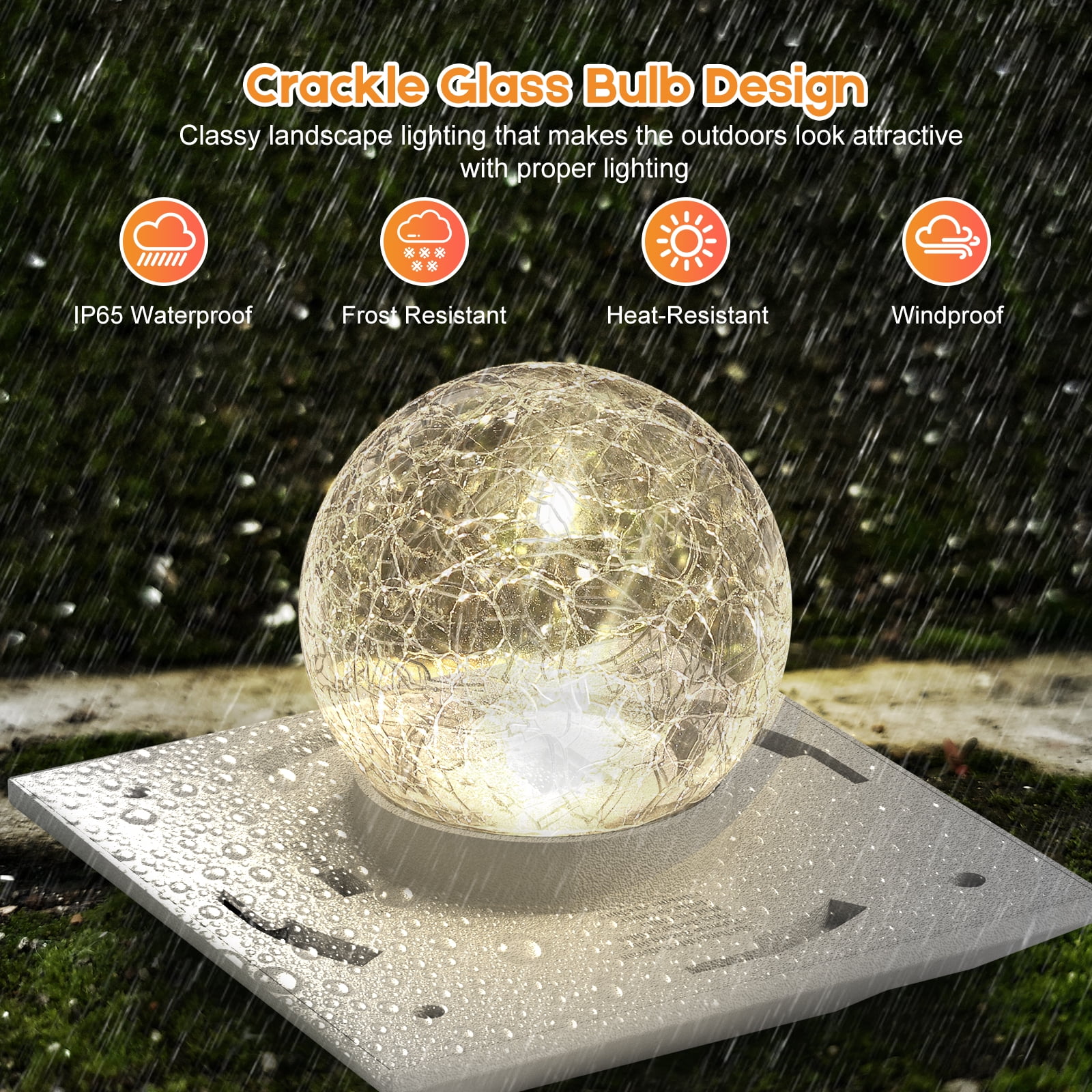 Liefgarden Solar Post Cap Lights Outdoor, RGB & Warm White 2 LED Lighting Mode 20 LM, Fits 3.6x3.6 4x4 4.5x4.5 5x5 Wooden Fence Deck Patio Garden. White (12 Pack)