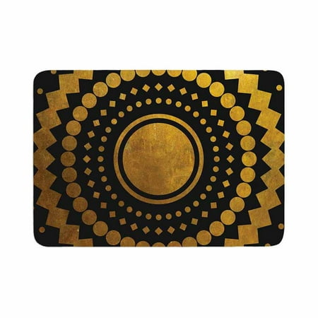 Mutt Mat - KESS InHouse Matt Eklund Gilded Confetti Memory Foam Bath Mat